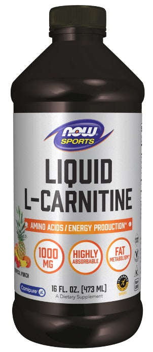 L-Carnitine Liquid, Tropical Punch Flavor 1,000mg 473ml