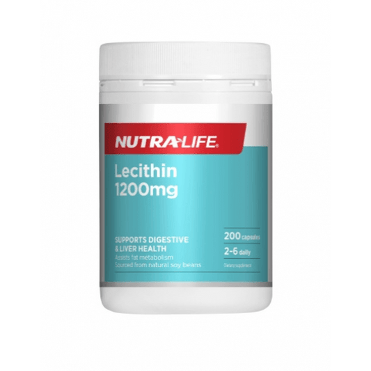 Nutra-Life Lecithin 1200mg 200s Nuler Soy Lecithin 200 capsules [Shelf life 2026/01]