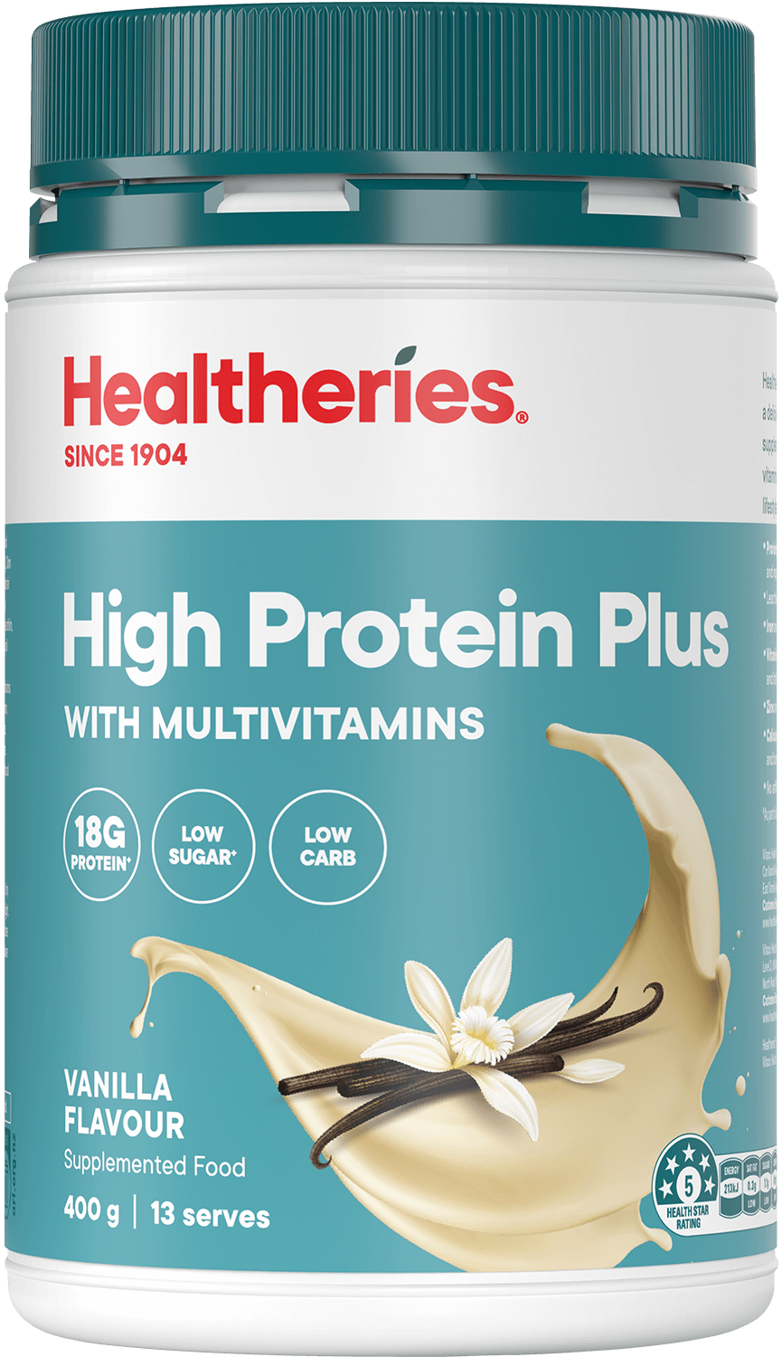 Healtheries High Protein Plus 400g - Vanilla