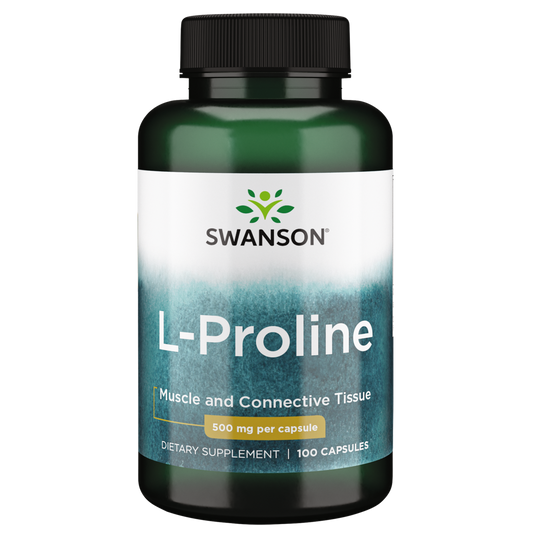 Swanson &ndash; L-Proline 500mg 100C