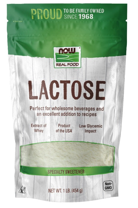 Now Lactose Powder 454g