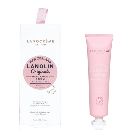 Lanolin Originals Hand & Nail Cream with Vitamin E 100g