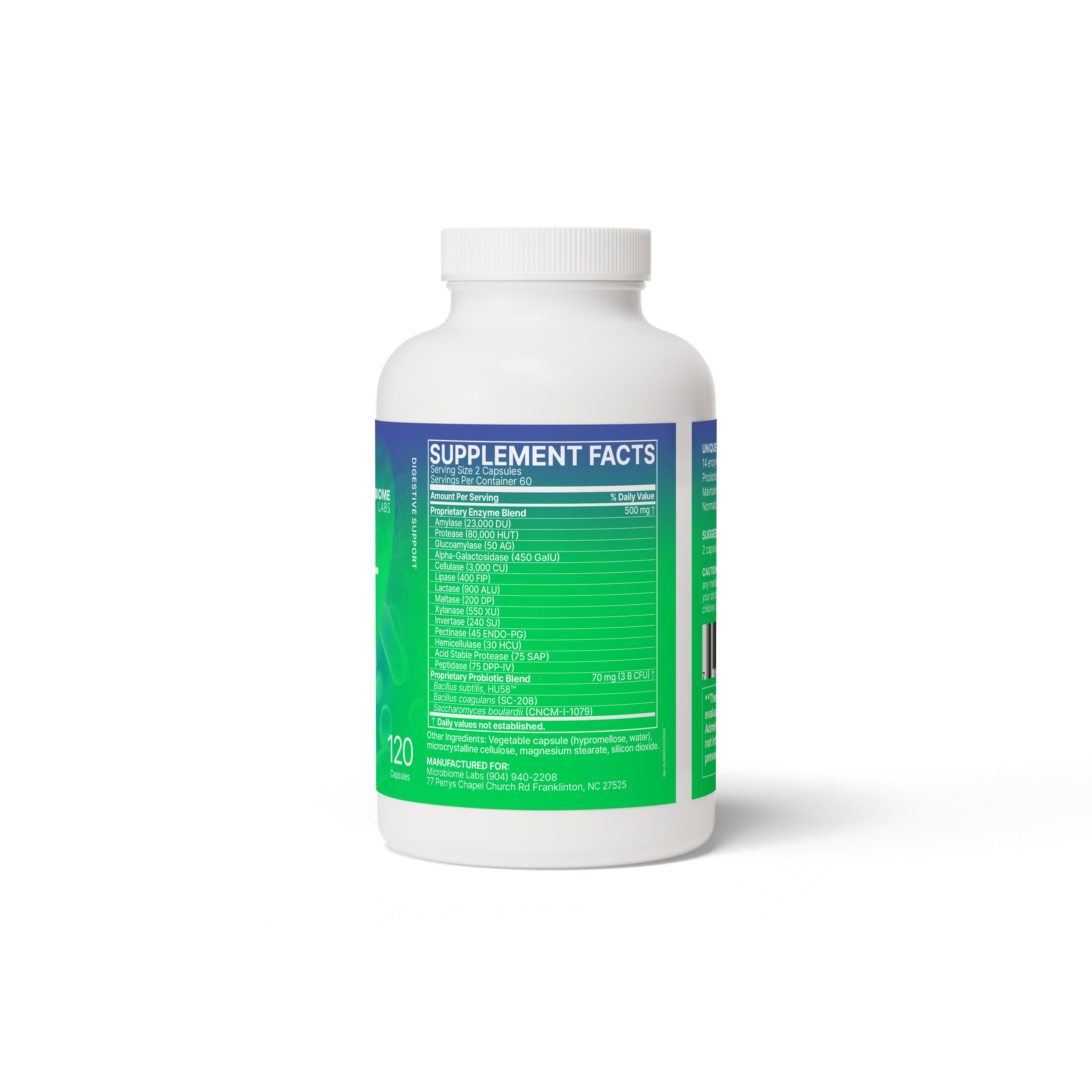 Microbiome Labs DigestMate 120 Capsules