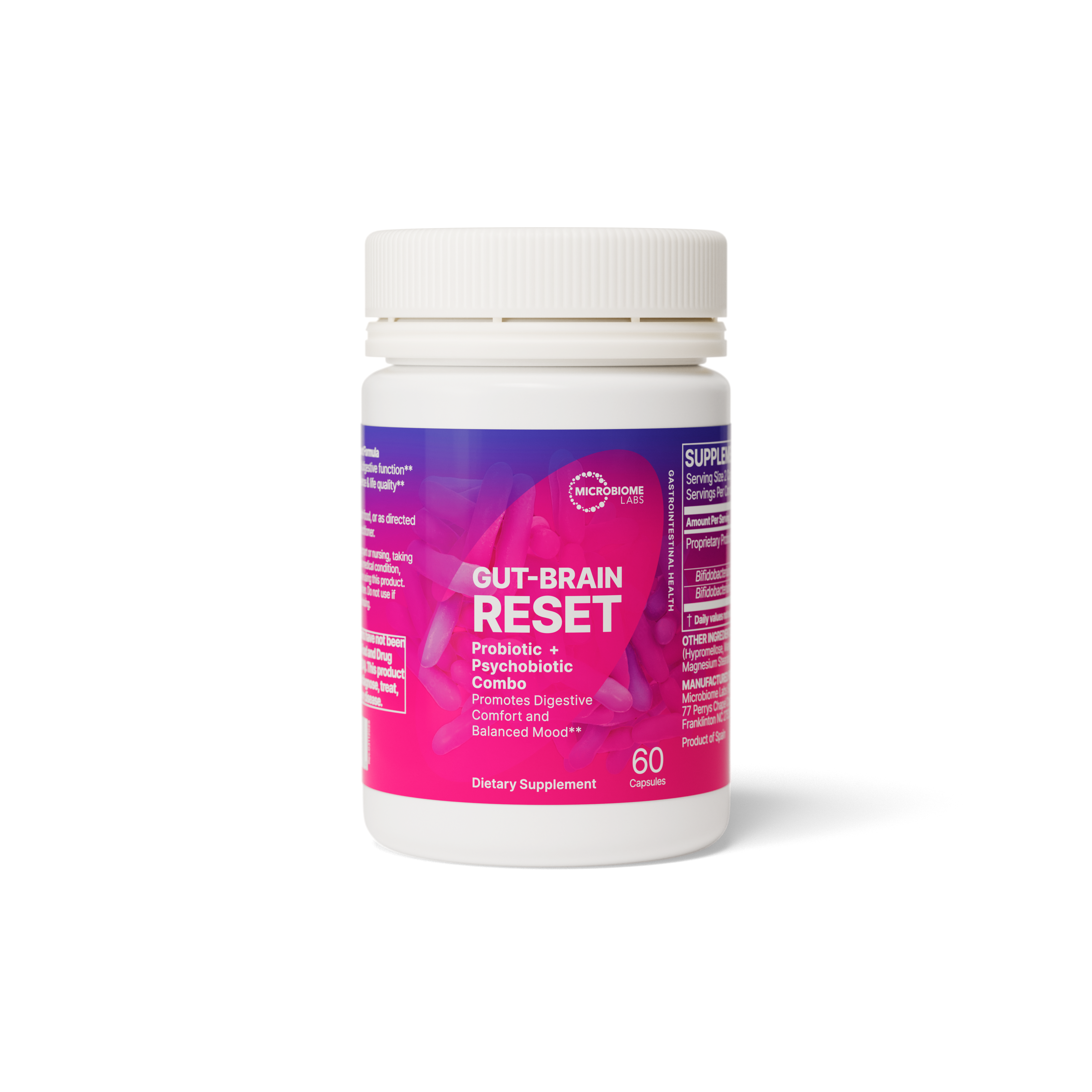 Microbiome Labs Gut-Brain Reset 60 Capsules
