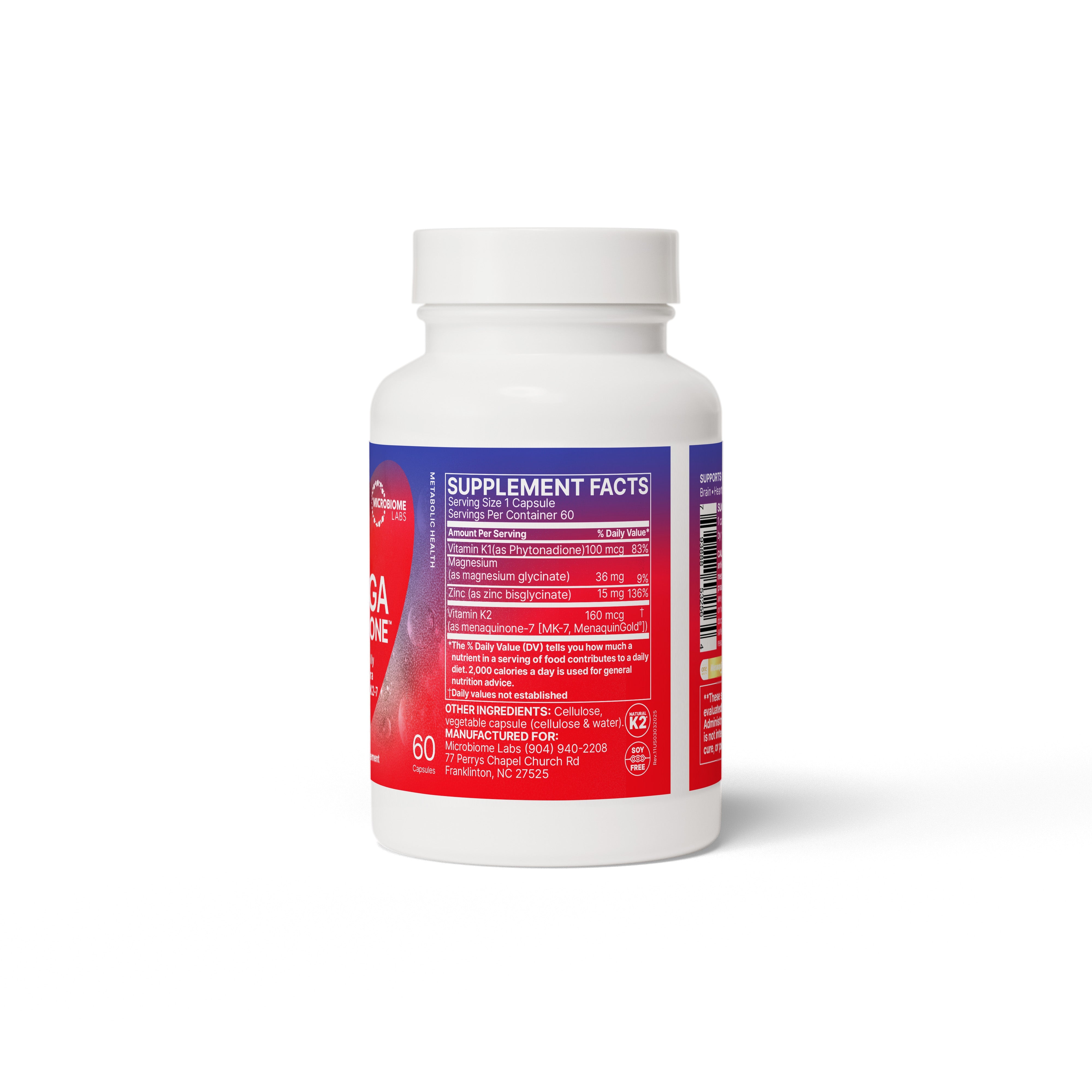 Microbiome Labs MegaQuinone 60 Capsules