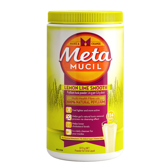 Metamucil Lemon Lime Smooth Fibre Powder 673gm - DominionRoadPharmacy