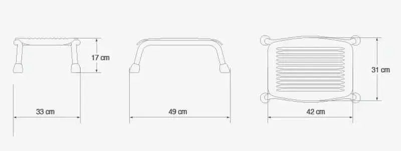 Allied Medical Let's Step Footstool bathroom Step Footstool,Bathroom Stepstool,Footstool,Kids Step Stool,Let's Step Footstool,Step Footstool