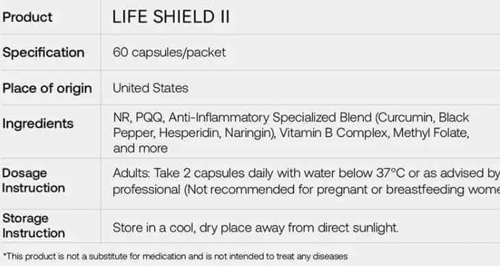 Laife Life Shield 60 Tab (2027.12) Anti - Ageing,Chronic Inflammation,Decline In Physical Function,Frequent illness,immune systems,inflammaging support,Low Energy Levels,Sleep Difficulties,Vitamins & Supplements