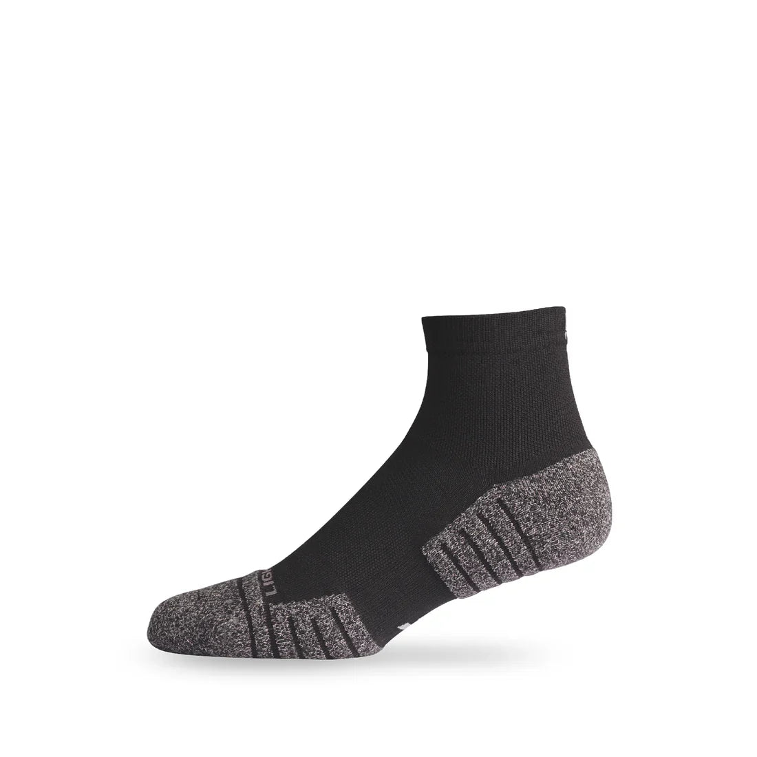 LightFeet Performance Mini Crew Quarter Sock detail