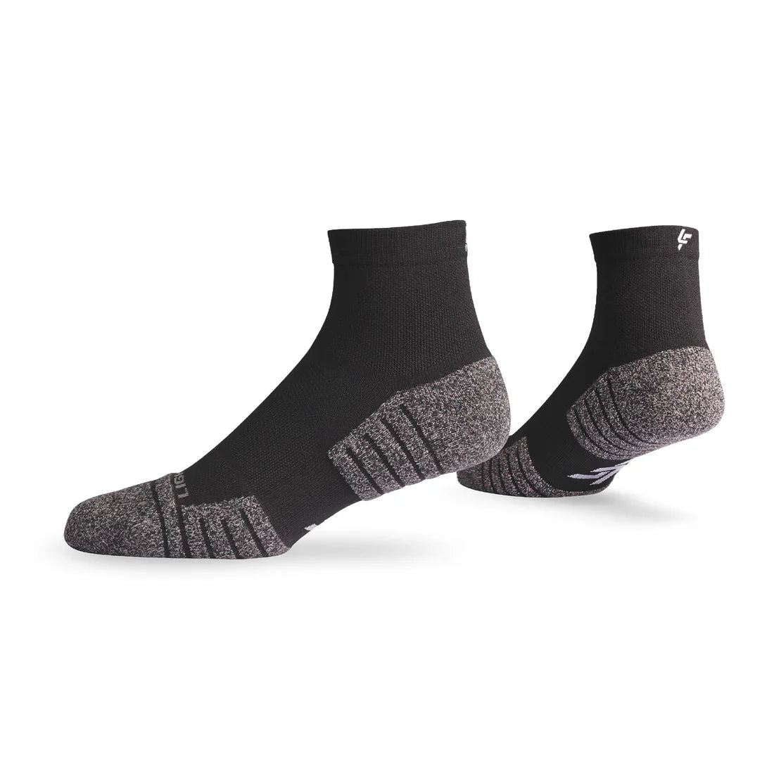 Lightfeet Performance Mini Crew Quarter Sock worn