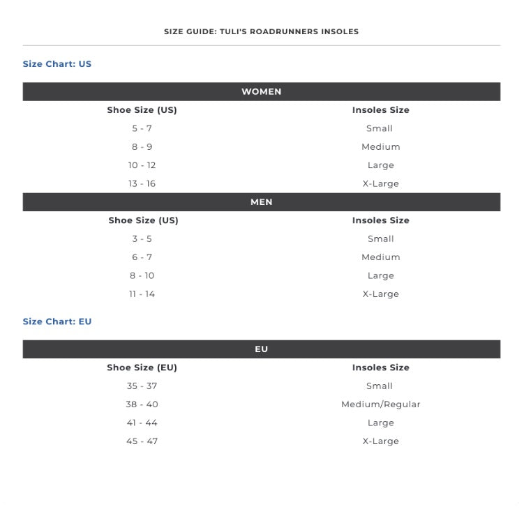 Tulis Roadrunner Insoles