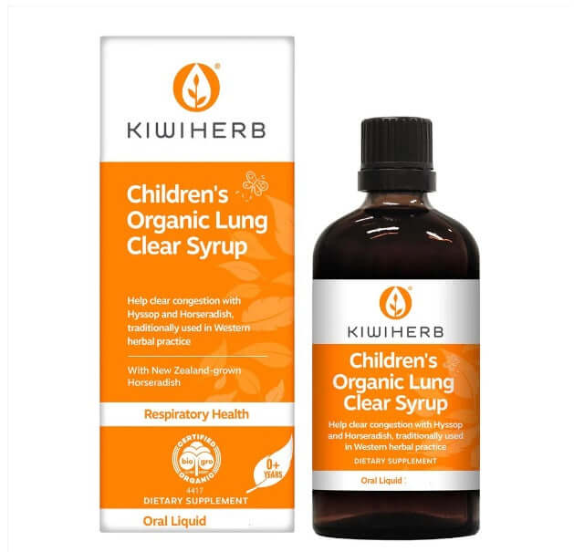 Kiwiherb Children’s Organic Lung Clear Syrup Calms tickly airways,Chest Care,chest syrup,Children's Goodnight Chest Syrup,deep lung support,Dry Chest Agitation,Encourages Restful Sleep,Goodnight Chest Syrup,google,issues,Kiwiherb Children’s Organic Lung C