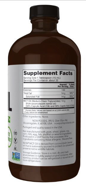 nowsports MCT Oil Liquid in Glass Bottle 473 ml issues,MCT Oil,Thermogenic,Unflavored