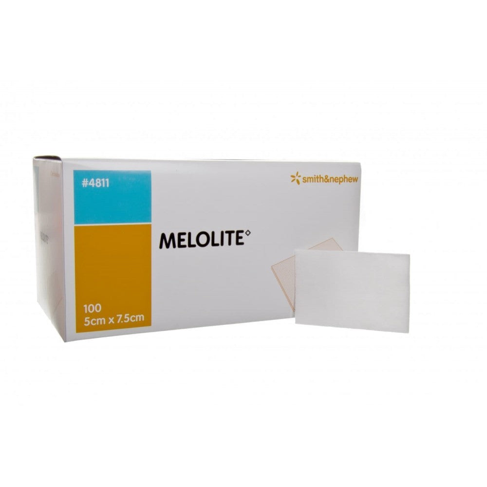 Melolite Sterile Dressings - 75MM X 50MM Box 100