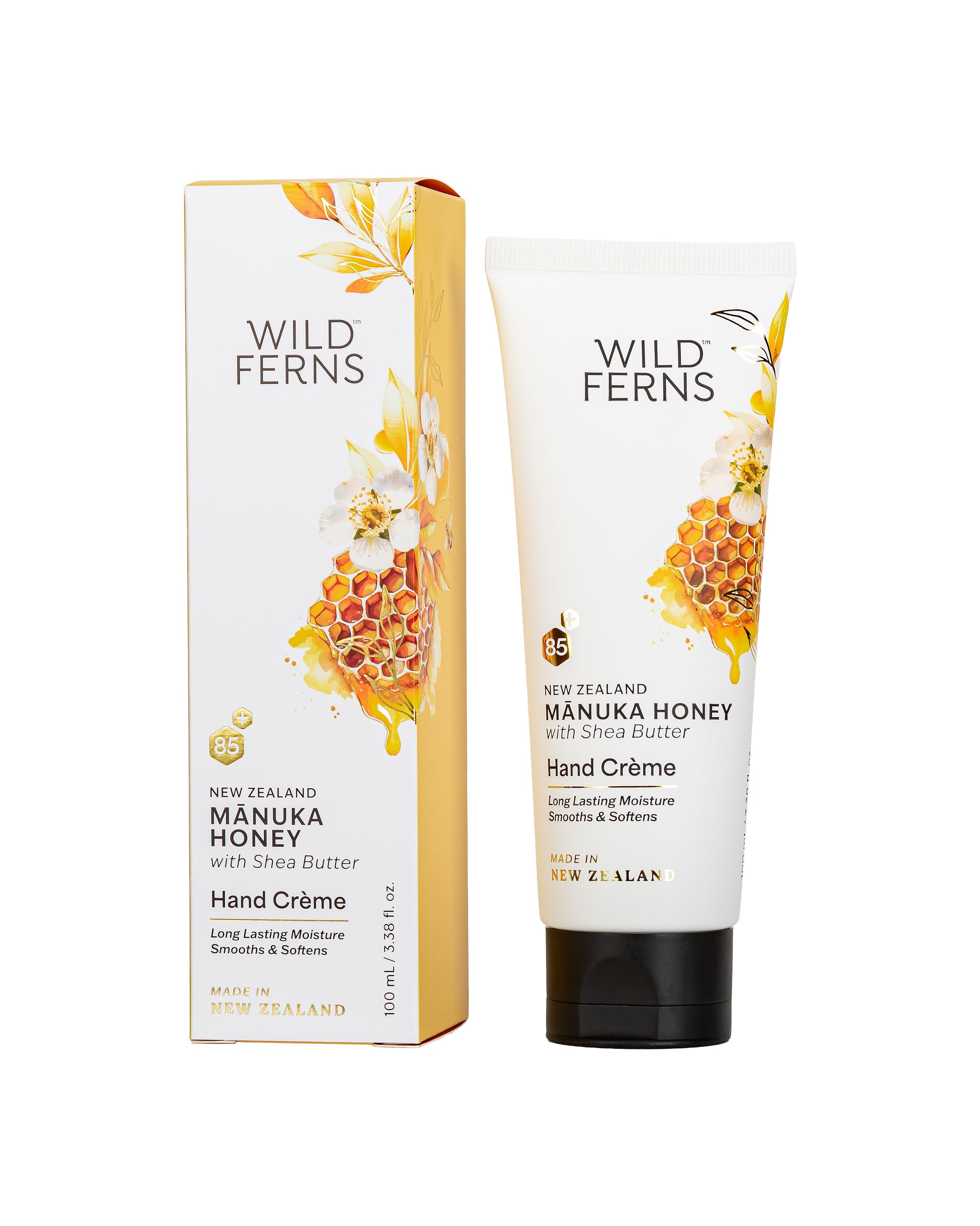 Wild Ferns Manuka Honey Essence Moisturizing Hand Cream 100ml