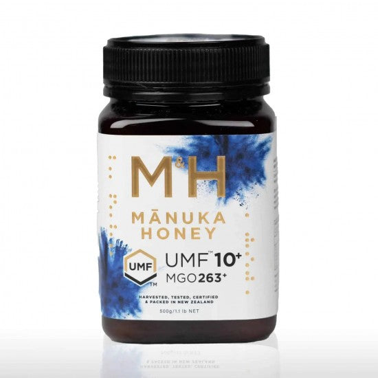 M&amp;H UMF 10+ Manuka Honey 500g