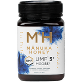 M&H UMF 5+ Manuka Honey 500g digestive,food,immunity,issues,manuka honey,skin