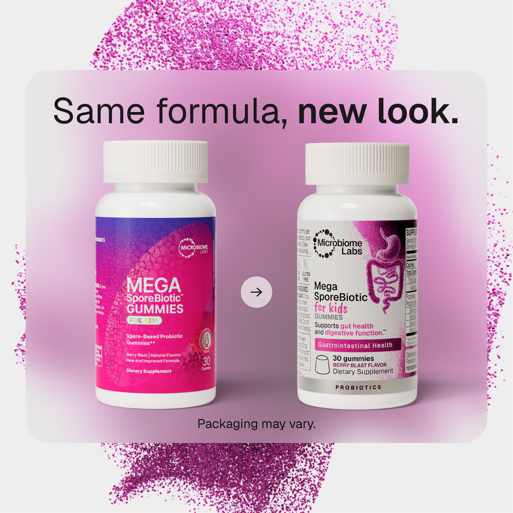 Microbiome Labs MegaSporeBiotic Gummies for Kids Berry Blast 30 Gummies
