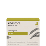 Ecostore Bar Soap Lemongrass 4 Pack 320g