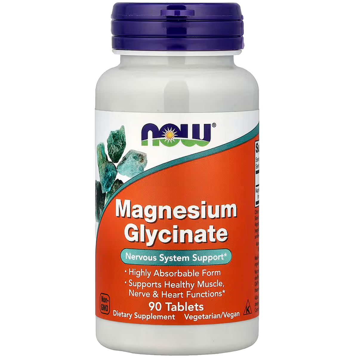 NOW Magnesium Glycinate 100mg (Elemental) 90 Tablets