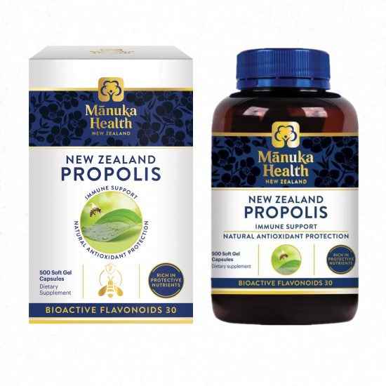 Manuka Health BIO30 New Zealand Propolis 500 softgel Capsules