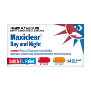 Maxiclear Day/Night Cold & Flu Tablets 24 Pack