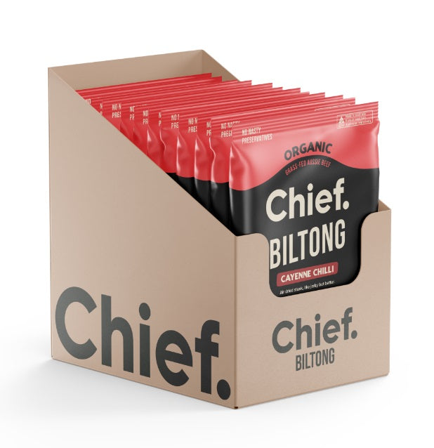 Chief Biltong Box of 12 (30g)