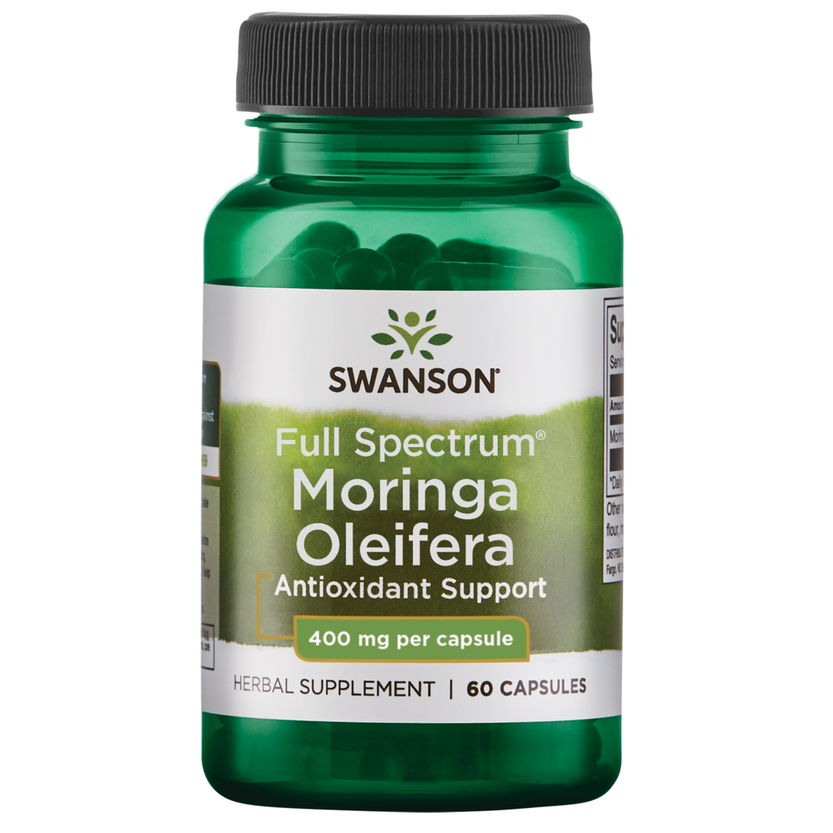 Swanson Moringa Oleifera 400mg Full Spectrum 60 Capsules