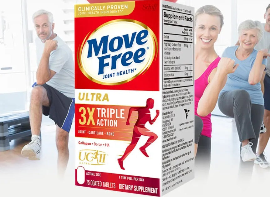 Move Free American Glucosamine Collagen 75 Tablets