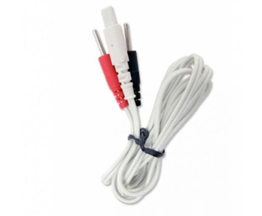 Allcare Neurotrac Patient Lead - White Lead Black/red Ends