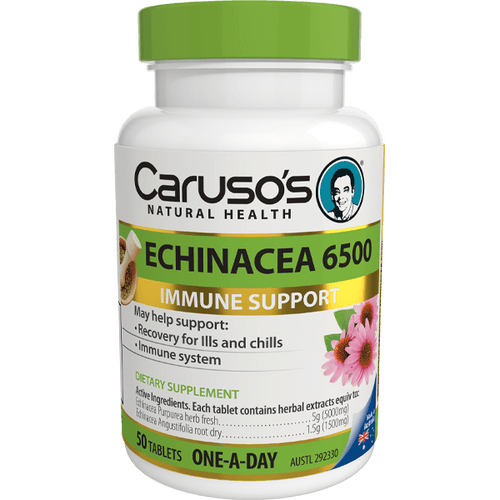 Caruso's Echinacea 6500 50 Tablets - Herbal Therapeutics