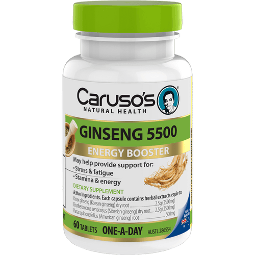 Caruso's Ginseng 5500 60 Tablets - Herbal Therapeutics