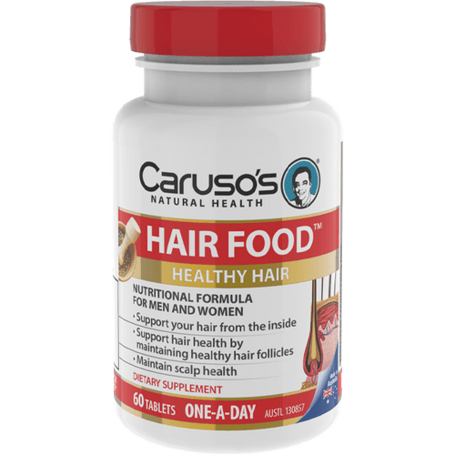 Caruso's Hair Food 60 Tablets - Health Solutions