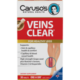 Caruso's Veins Clear 30 Tablets - Health Solutions