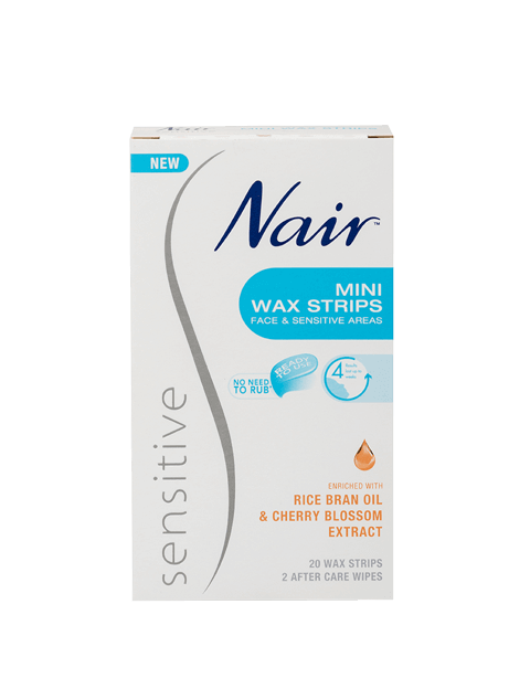 Nair Easiwax Mini 20 Wax Strips face,hair,hair remover,issues,Nair Easiwax Mini 20 Wax Strips,wax
