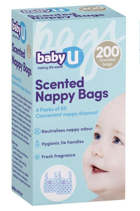 Baby U Nappy Bags 200 Pack