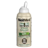NeilMed Xylitol NasaMist Nasal Spray 125ml Aspirator,congestion of the Sinus,Daily Nasal Hygiene,Dryness,Moisturization,Nasal Allergies,Nasal Aspirator,Nasal Irritation,nasal spray,nasal spray display,Nasal Stuffiness,NasaMist Nasal Spray,Post-Nasal Drip,
