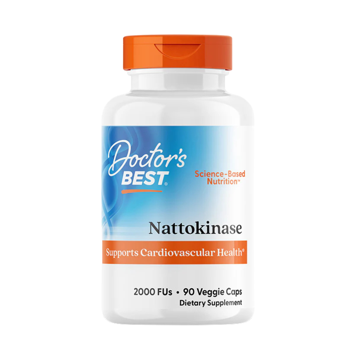 Doctor's Best Nattokinase 2000 FU 90 Veggie Caps