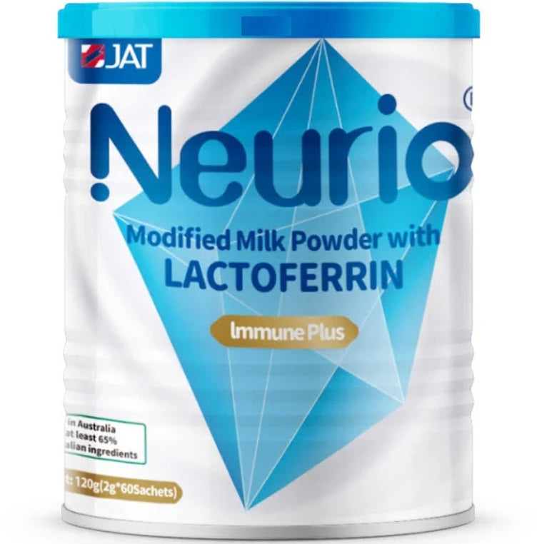 Neurio Formulated Milk Powder with Lactoferrin Immune Plus 120g (2g x 60 sachets)