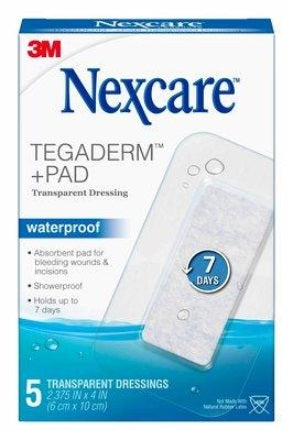 Nexcare Tegaderm + Pad Transparent Dressing 5