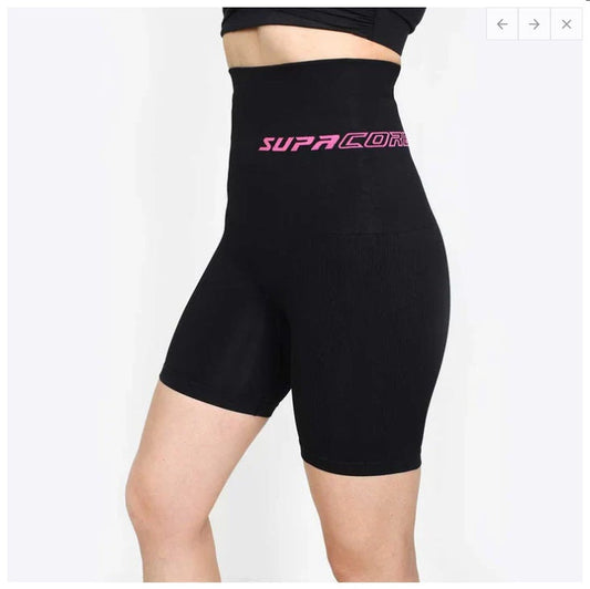 Allcare Supacore Compression Shorts High Waist - Post Partum And Sports Recovery Black (NINA)