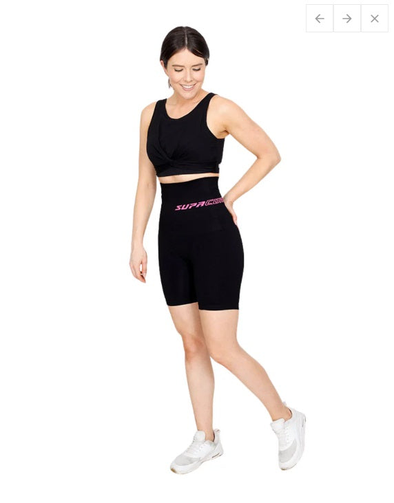 Allcare Supacore Compression Shorts High Waist - Post Partum And Sports Recovery Black (NINA)