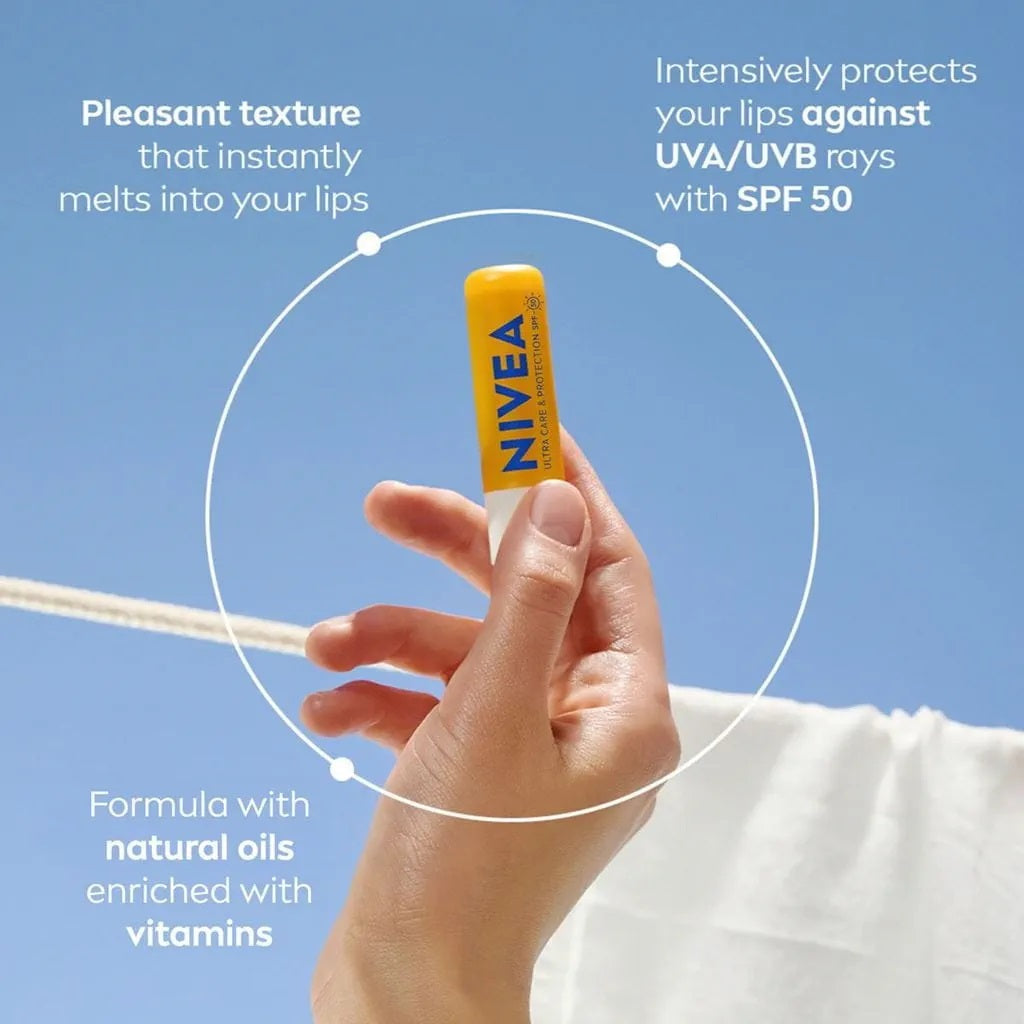 Nivea Lip Balm Ultra Spf50 4.8g