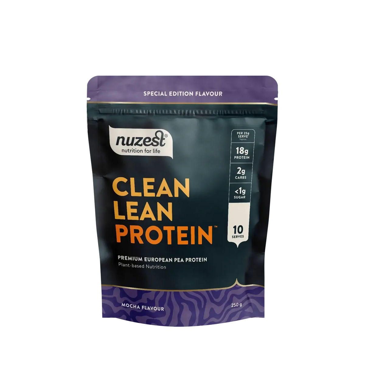 Nuzest Clean Lean Protein 250gm Mocha Flavour Pouch 100% pure,clean lean,issues,nuzest,nuzest clean clean sachets,nuzest clean lean,optifast,protein,pure protein,weight,weight loss,weight loss programme,weight management,weight reducer,weight reduction