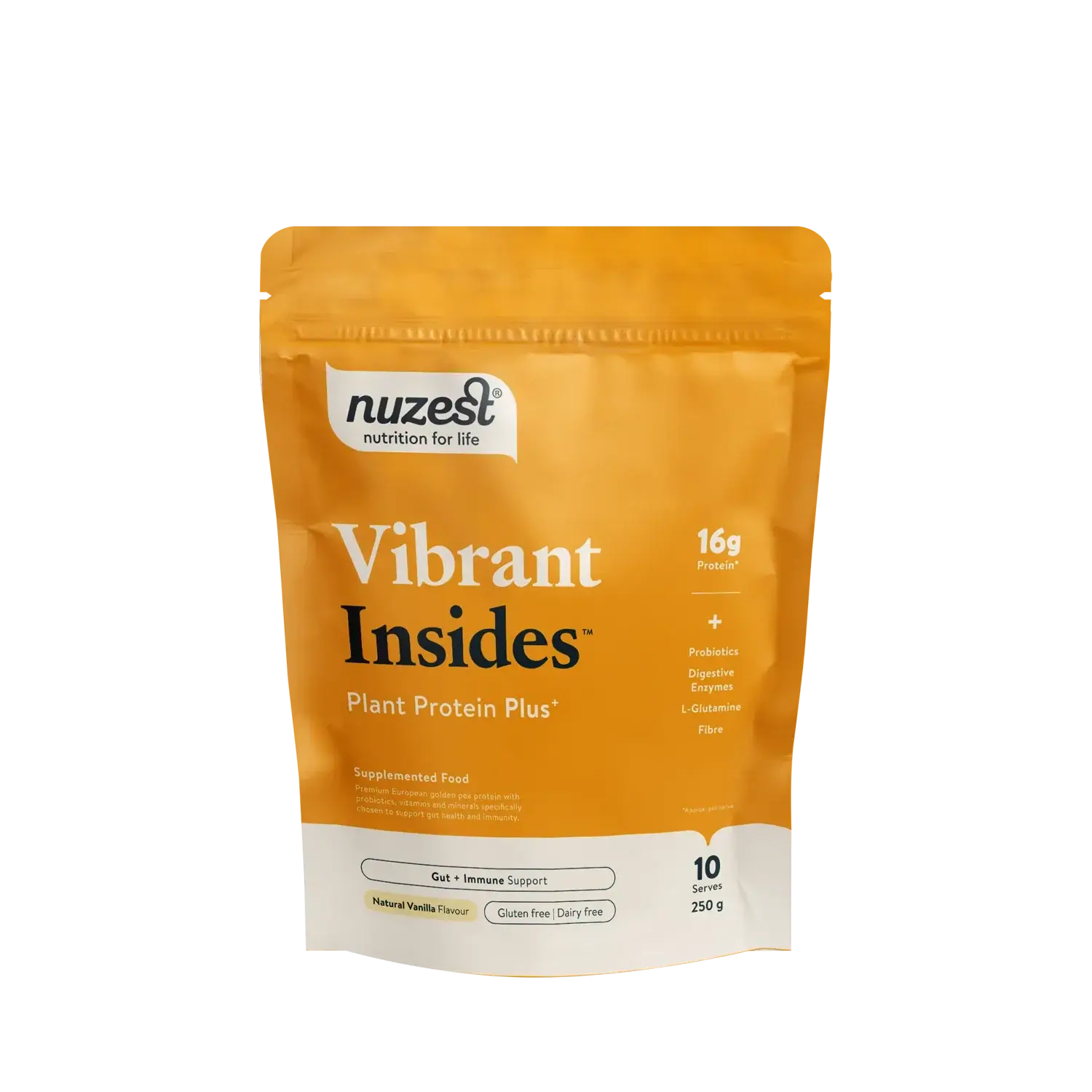 Nuzest Protein Plus Vibrant Insides Vanilla 250g 100% pure,clean lean,issues,nuzest,nuzest clean clean sachets,nuzest clean lean,optifast,protein,pure protein,Vibrant Insides,weight,weight loss,weight loss programme,weight management,weight reducer,weight