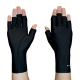 Compression Glove Black 3/4 Finger - Single