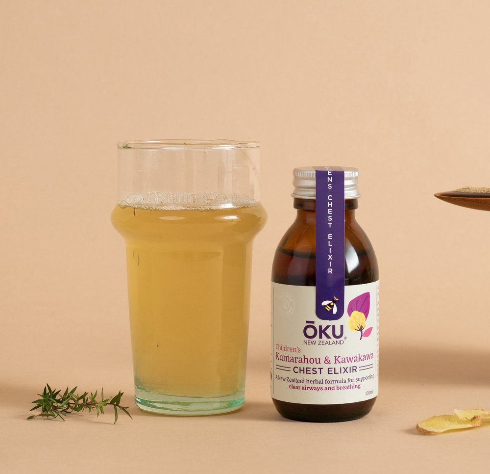 Children's Chest Elixir - Kūmarahou and Kawakawa