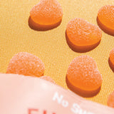 Funday Natural Sweets Sour Peach Hearts 50g | Sugar-Free Sour Peach Gummies