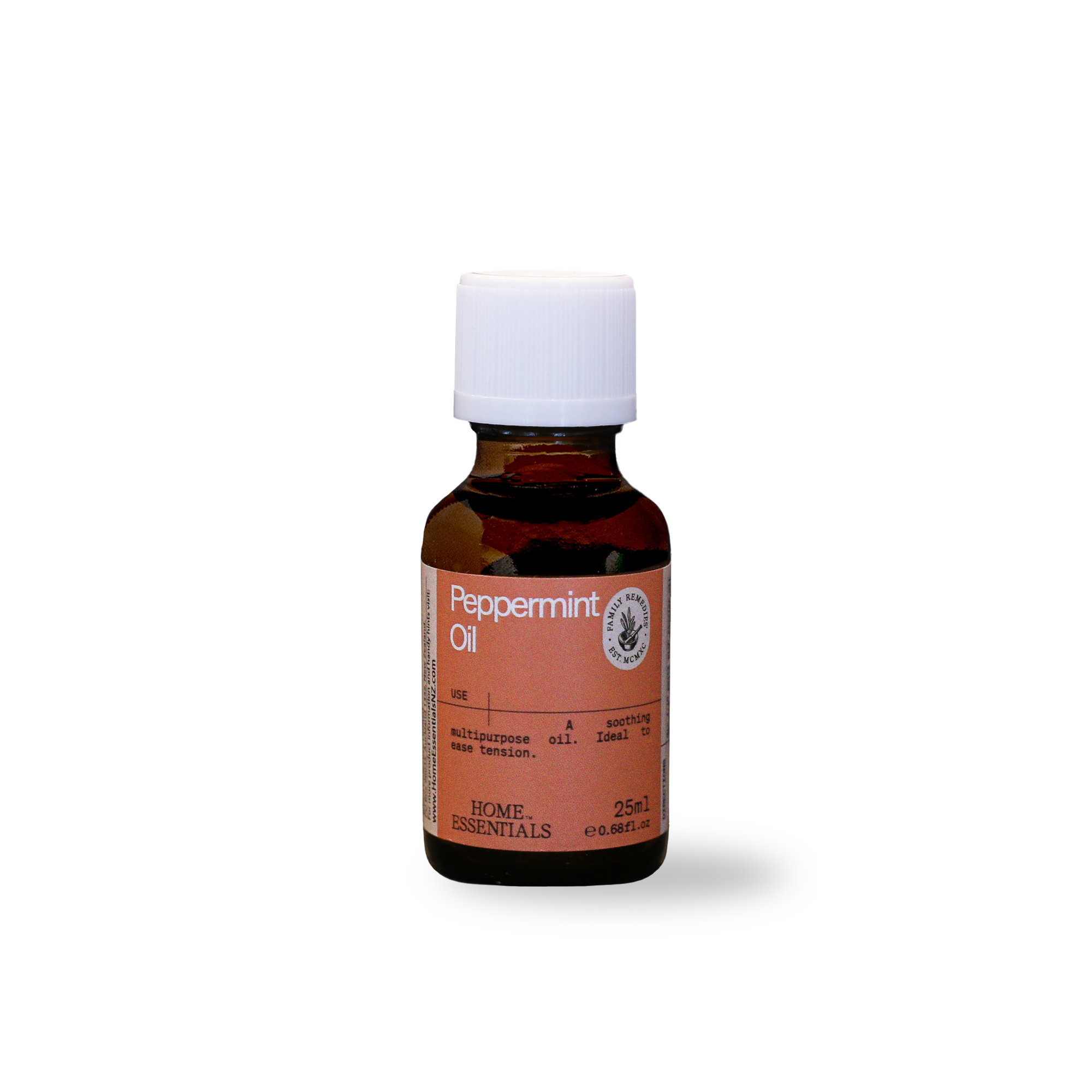 Home Essentials Peppermint Oil 25ml front view