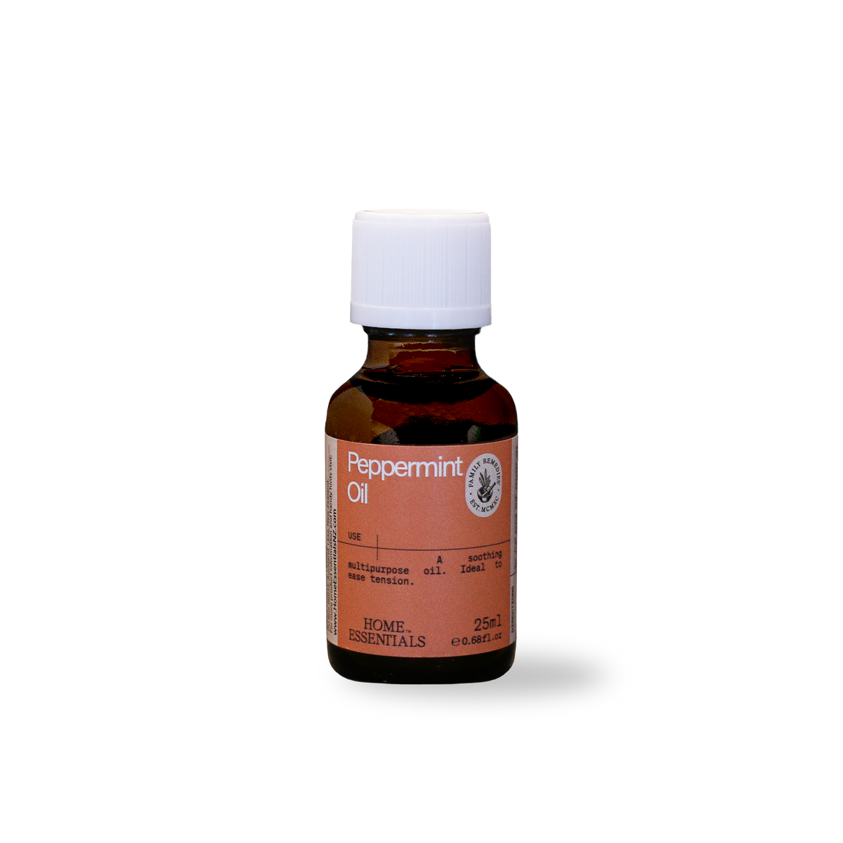 Home Essentials Peppermint Oil 25ml front view